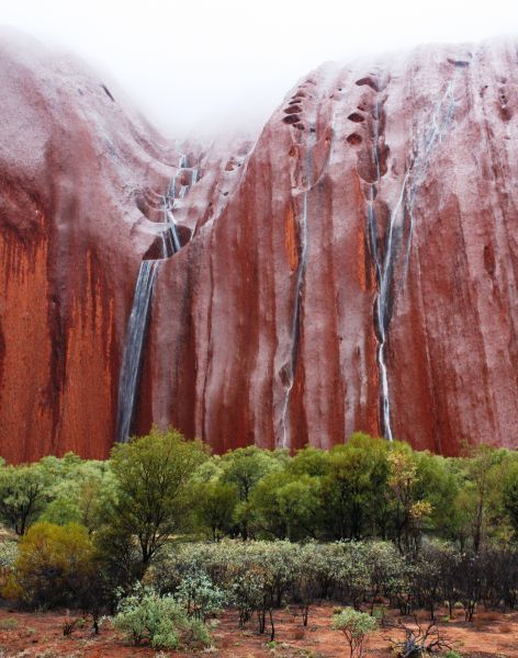 Uluru Australia Waterfalls : Las maravillosas Cascadas en Uluru - Marcianos - The park is recognised by unesco as a world heritage site for its natural and.